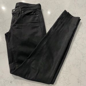 Vince Dylan Skinny Zip Leg Skinny Black Jeans